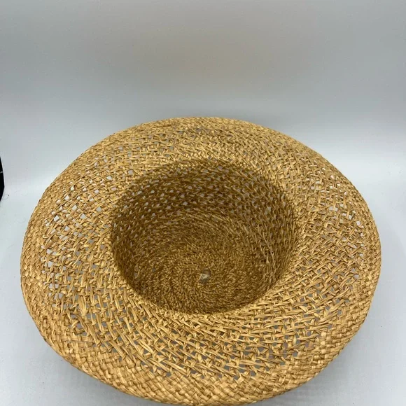 Stylish Tan Straw Sun Hat - Picture 3 of 7